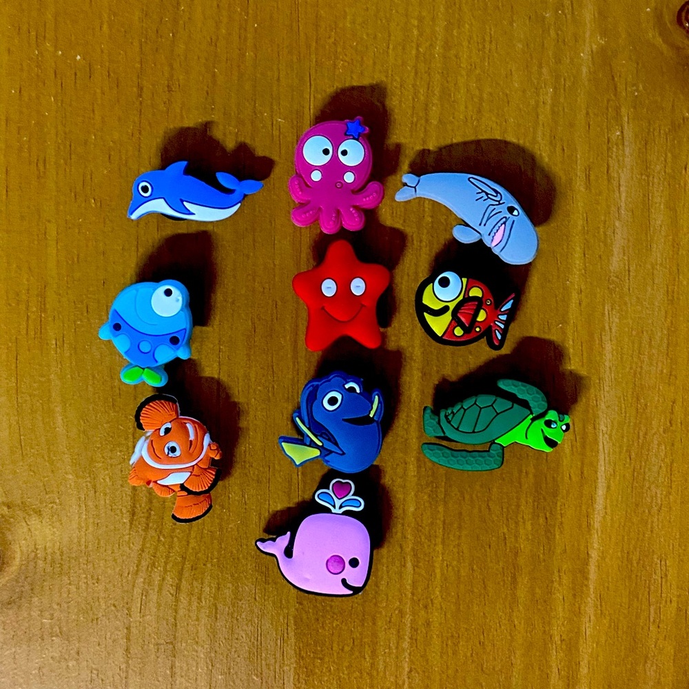 NWOT Sea life Animals Croc Charms Jibbitz
